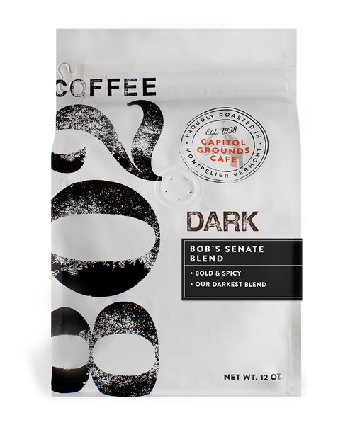 Dark and rich, Senate Blend by Vermont's 802Coffee